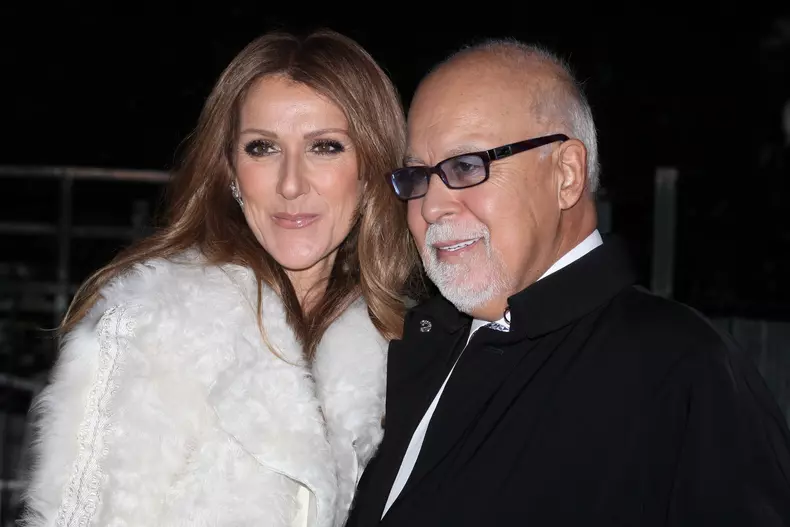 Celine Dion And Rene Angelil Visits Vivement Dimanche TV Show - Paris