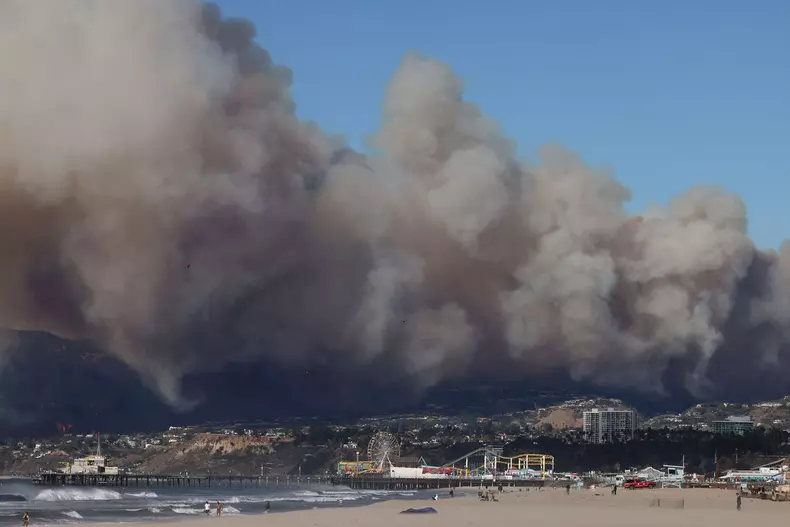 Wildfire in Los Angeles