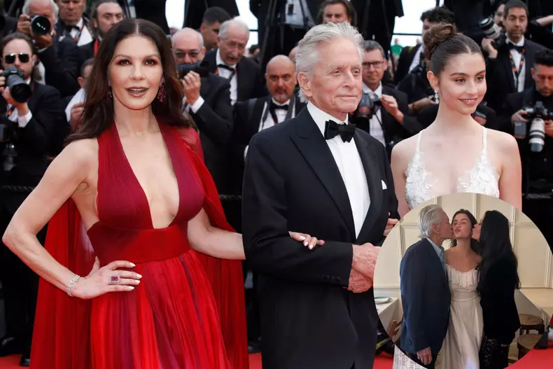 Catherine-Zeta-Jones-Michael-Douglas-absolvirea-fiicei