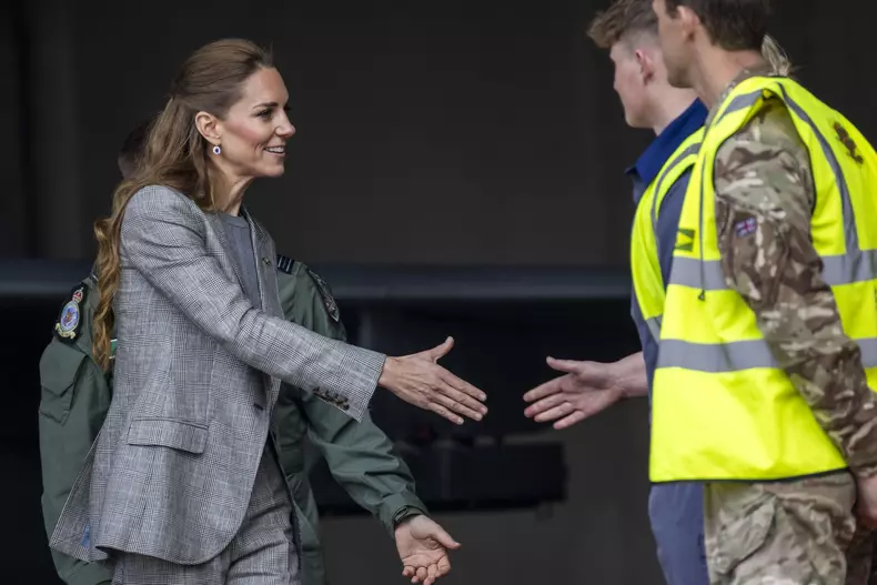Kate Middleton At RAF Coningsby