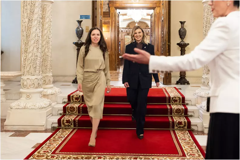 Olena Zelenska Mirabela Grădinaru Cotroceni