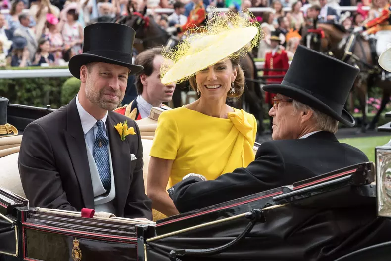 Prințul William și Kate Middleton, apariție regală la Royal Ascot