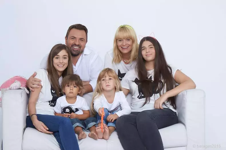 Horia Brenciu, Alice Dumitrescu si copiii lor