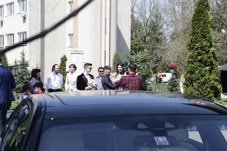 Gabriela Cristea și-a creștinat fetița.