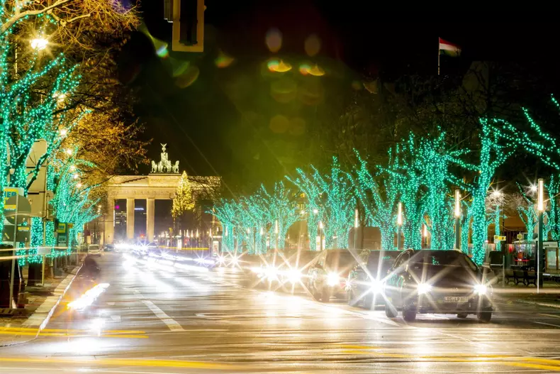 Berlin decorat de Sărbători