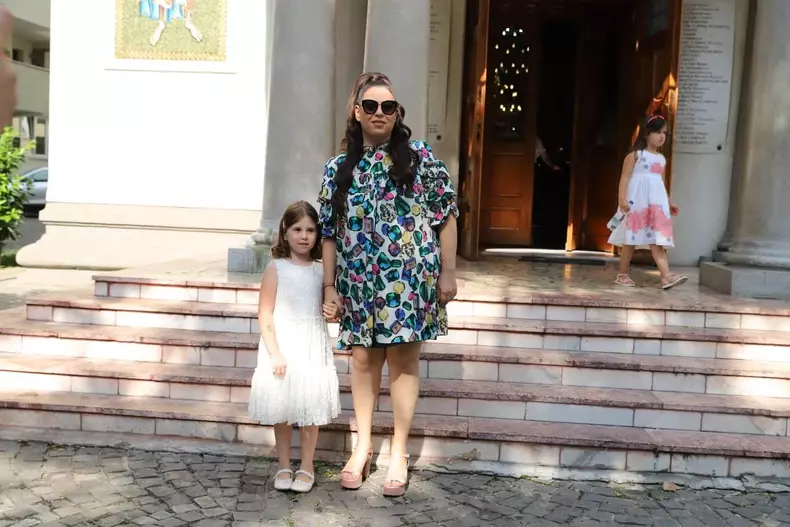 Oana Roman și fiica ei