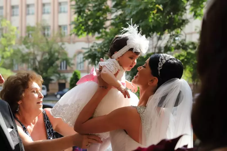 Imagini de la nunta Adelinei Pestrițu