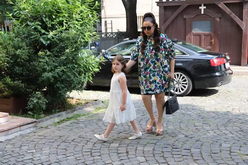 Oana Roman și fiica ei