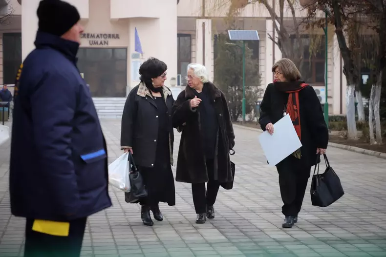 Monica Pop și mama Cristinei Topescu