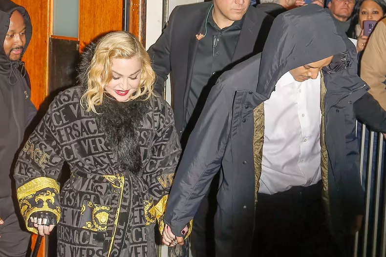 Madonna Ahlamalik Williams leaving the Grand Rex in Paris