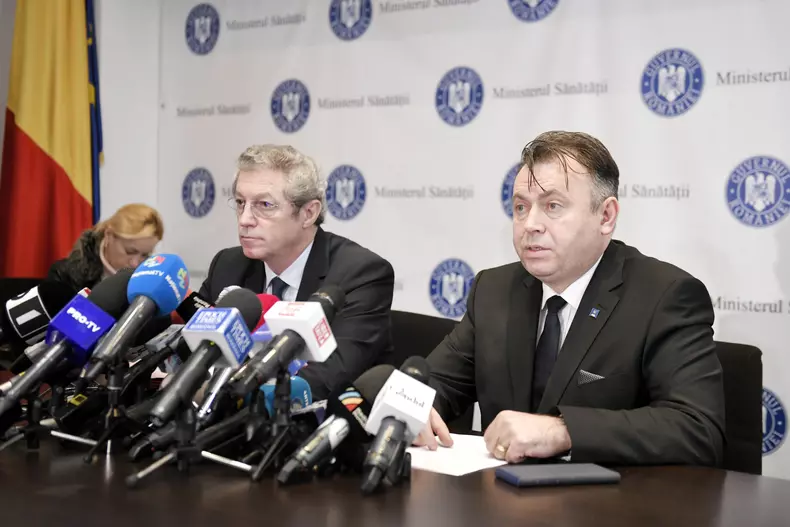 BUCURESTI - MINISTERUL SANATATII - CONFERINTA DE PRESA - SITUATI