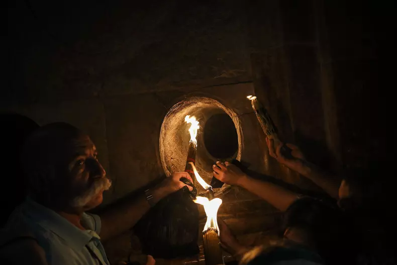 Holy Fire Ceremony at the Church of the Holy Sepulchre