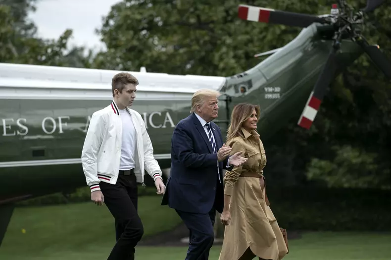 President Trump Returns To White House After New Jersey Travel
