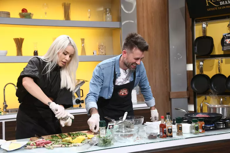 Florin Ristei și Carmen Grebenișan au făcut show la Chefi la Cuțite