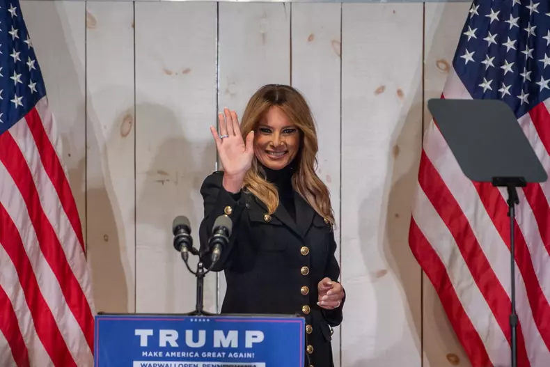 Melania și Donald Trump