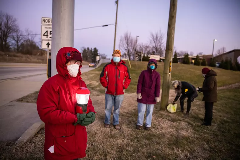 Death Penalty Protest in Bloomington, US - 12 Jan 2021