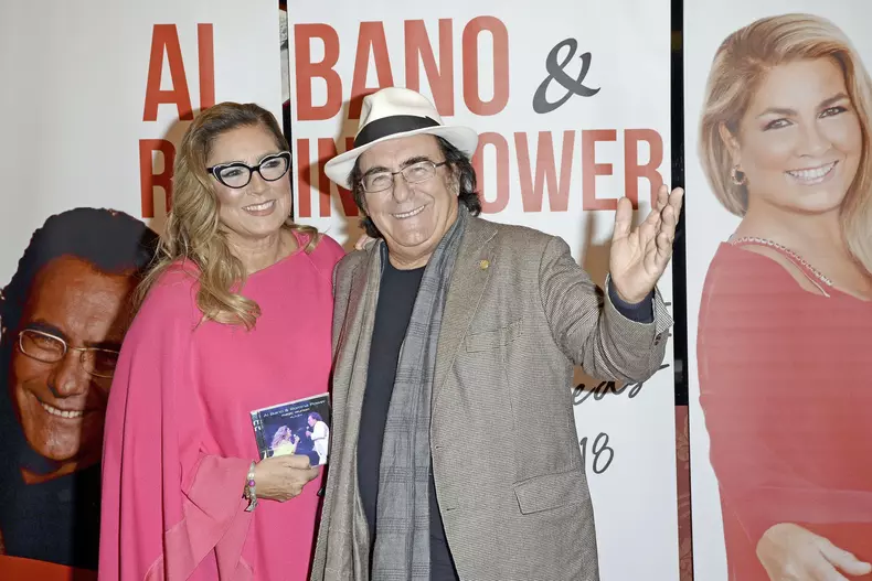 Press Conference with Romina_Power and Al_Bano, Hamburg, Germany - 12 Dez 2017