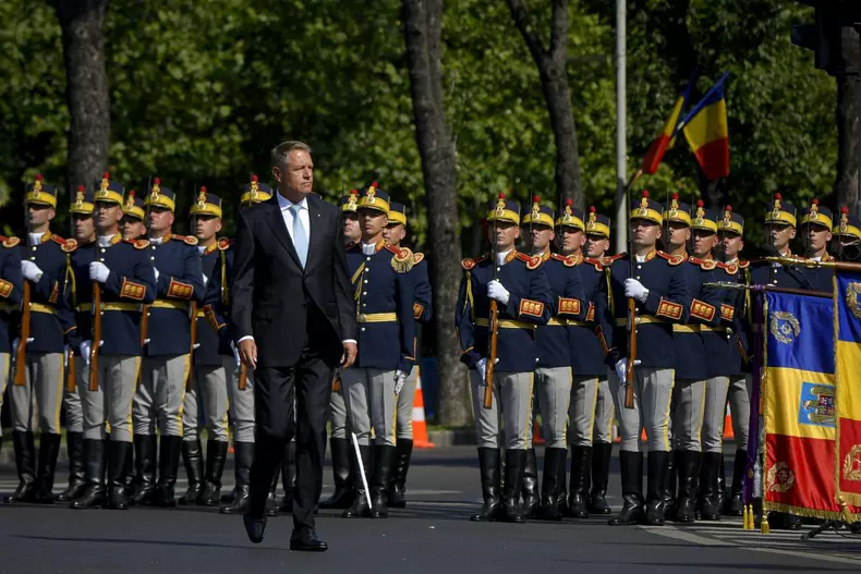 BUCURESTI - CEREMONIE MILITARA - INCHEIERE MISIUNE NATO - AFGANI