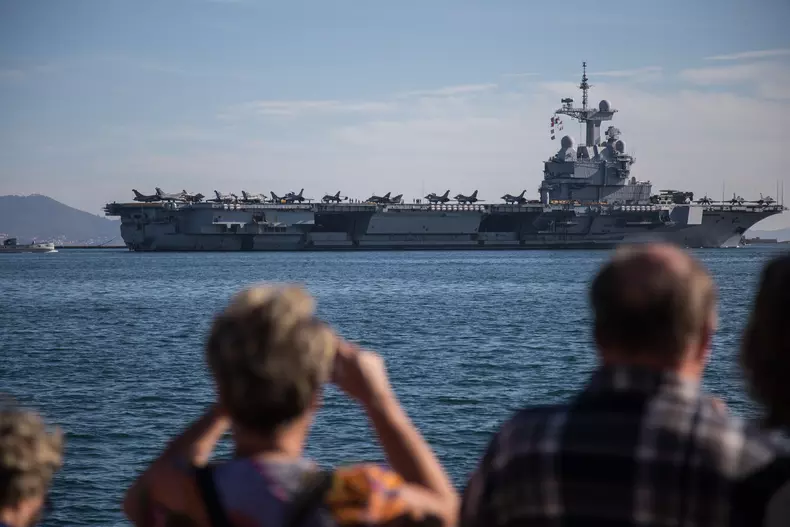 Charles De Gaulle Aircraft Carrier Deployed To Eastern Mediterranean - Toulon