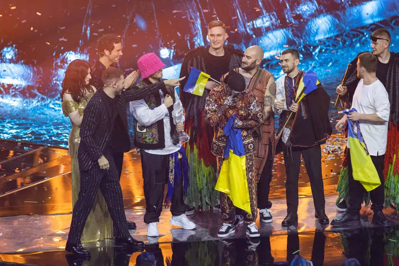 Kalush Orchestra For Ukraine Wins Final Of Eurovision Song Contest - Turin