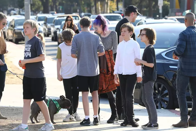 *EXCLUSIVE* Elon Musk takes his girlfriend Grimes to the pumpkin patch
