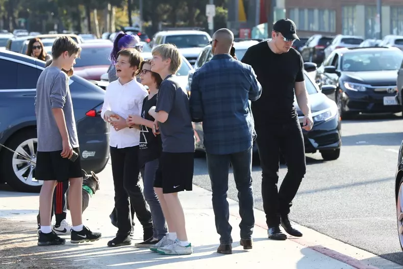 *EXCLUSIVE* Elon Musk takes his girlfriend Grimes to the pumpkin patch