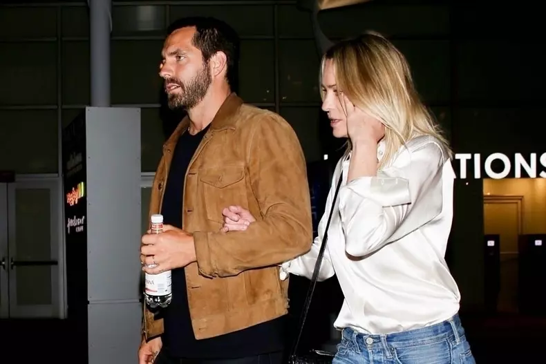 *EXCLUSIVE* Robin Wright and husband Clement Giraudet are all smiles as they step out for a date night!