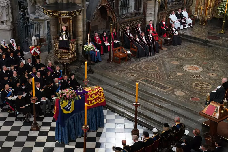 The State Funeral of Her Majesty The Queen, Service, Muniments Room, Westminster Abbey, London, UK - 19 Sep 2022