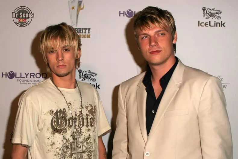 Los,Angeles,-,July,11:,Aaron,Carter,And,Nick,Carter