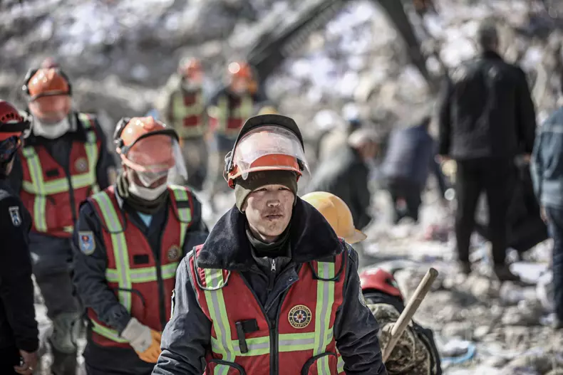 Earthquake aftermath in Turkey - Kahramanmaras