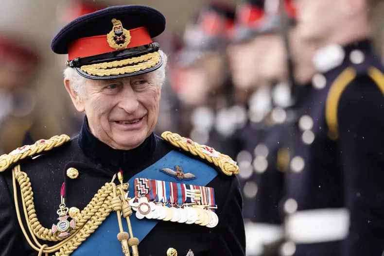 Military Academy Sandhurst Sovereign's Parade in England