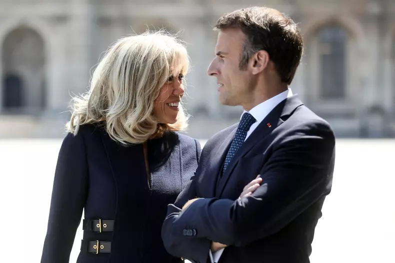 Emmanuel Macron and Sergio Mattarella inaugurate Naples in Paris Exhibition at the Louvre - Paris