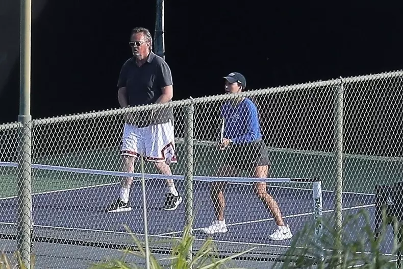 *PREMIUM-EXCLUSIVE* Matthew's Last Game: An Hour of Pickleball Before Tragic Goodbye **File Photos**