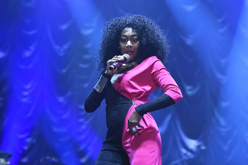 Boney M performing at 'Let's Rock Winter' at SSE Arena in London.