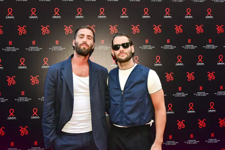 Paris : "Annees Palace" - 20th "Diner De La Mode" To Benefit Sidaction