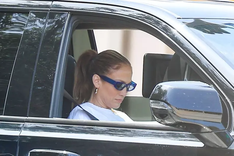 *EXCLUSIVE* Jennifer Lopez spotted out running errands amid news she is selling the love mansion she bought with Ben Affleck just a year ago!