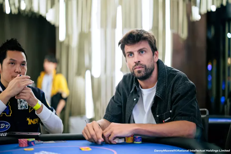 Gerard Piqué participates in PokerStars European Poker Tour