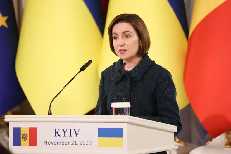 Moldovan President Maia Sandu