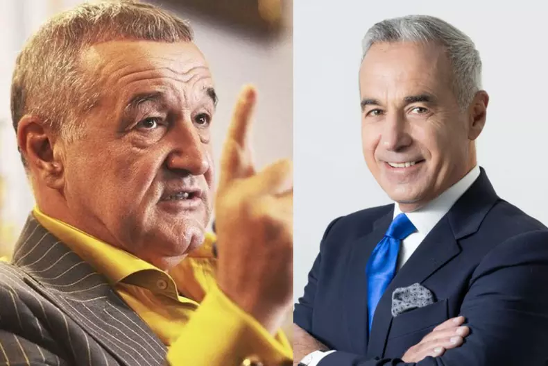 colaj foto gigi becali calin georgescu