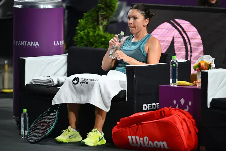 Simona Halep - Lucia Bronzetti, Transylvania Open 2025, Cluj-Napoca, Romania - 04 Feb 2025