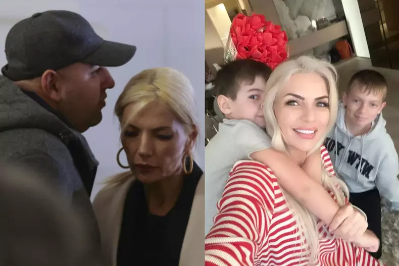 laura vicol, sotul si copiii ei colaj