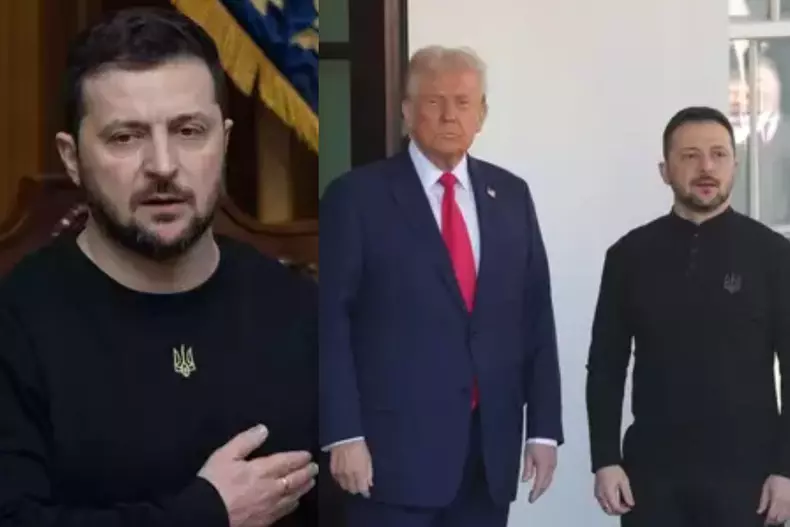 Volodimir Zelenski Donald Trump colaj