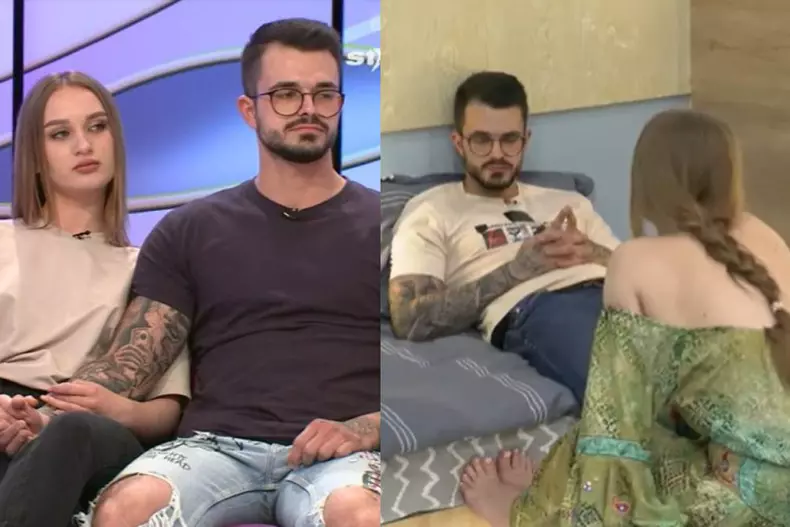 Adrian şi Edera de la Mireasa colaj