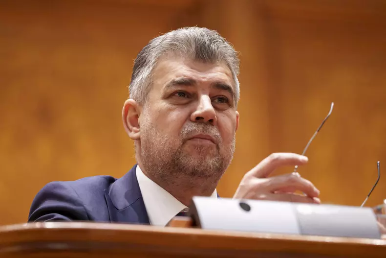 BUCURESTI - PARLAMENT - MOTIUNE DE CENZURA - GUVERNUL CIOLACU