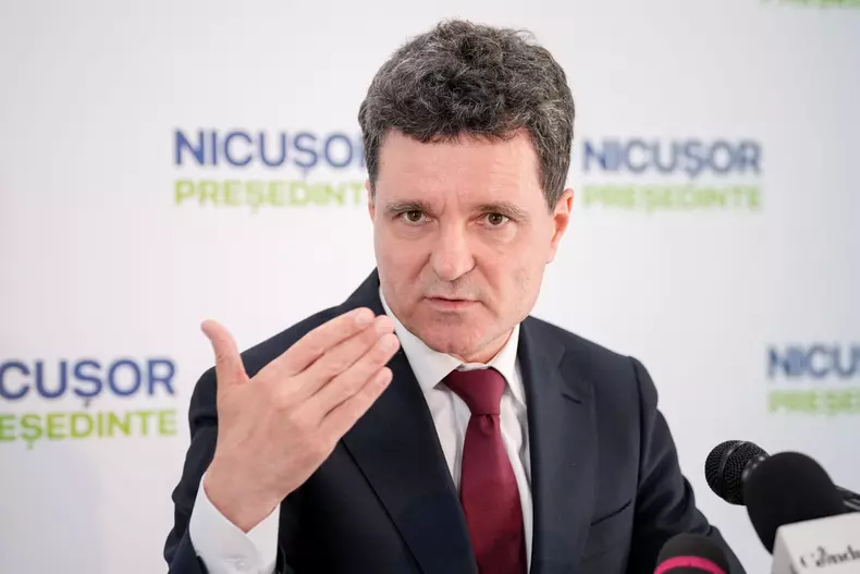 BUCURESTI - NICUSOR DAN - CONFERINTA DE PRESA - 1 MAI 2025
