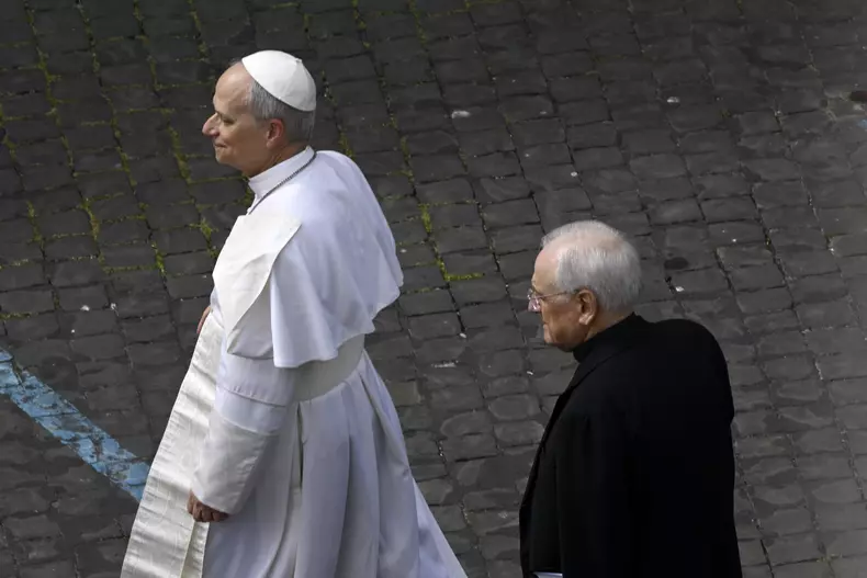 Pope Leo Xiv Enters The Holy Office At The Vatican, Rome, Italy - 11 May 2025