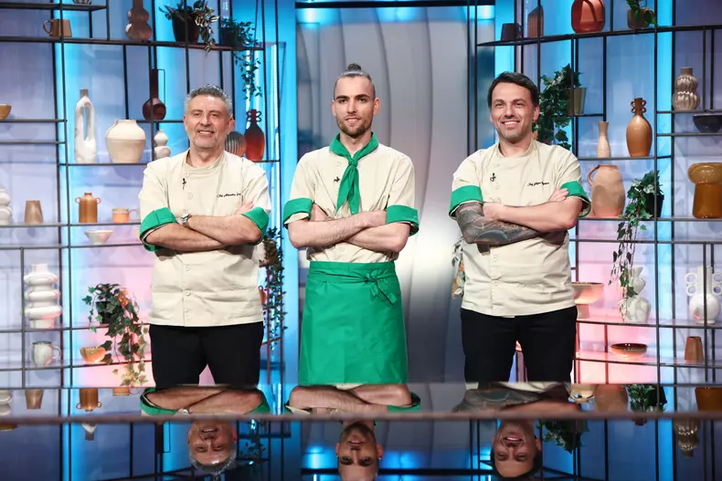 Chef Sautner si Chef Popescu, alaturi de Dragos