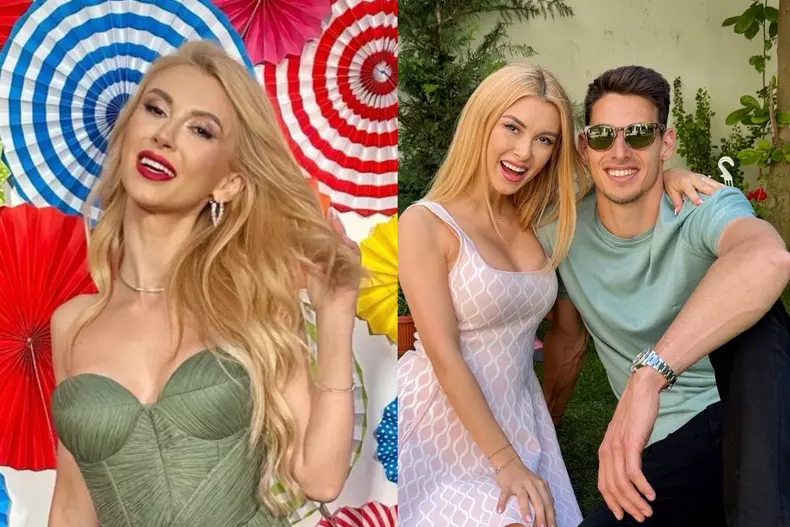 Colaj foto cu Andreea Bălan și Victor Cornea, iubitul ei