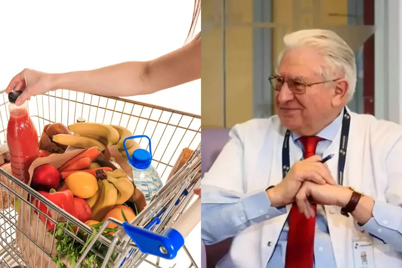 Coș de cumpărături plin la magazin - Vlad Ciurea colaj