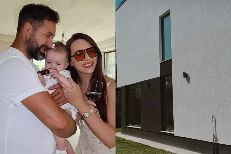Iustina Loghin și Cornel Luchian casa colaj